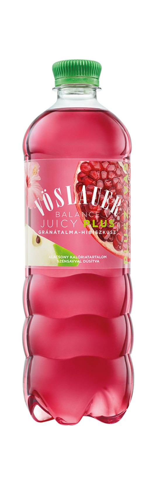 Produktabbildung HU-Juicy Plus Gránátalma-Hibiszkusz 0,75 l repet